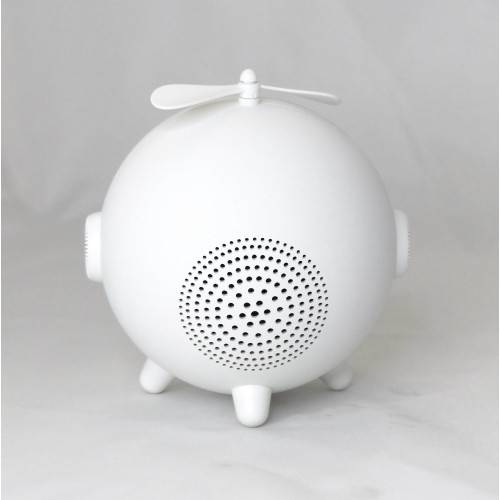 Inovalley - Radio-réveil design HP Bluetooth Blanc Heliclock - Image 3