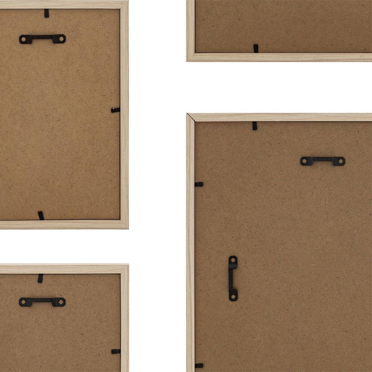 Lot de 5 Cadres Photo "Erin" 31cm Naturel - Image 3
