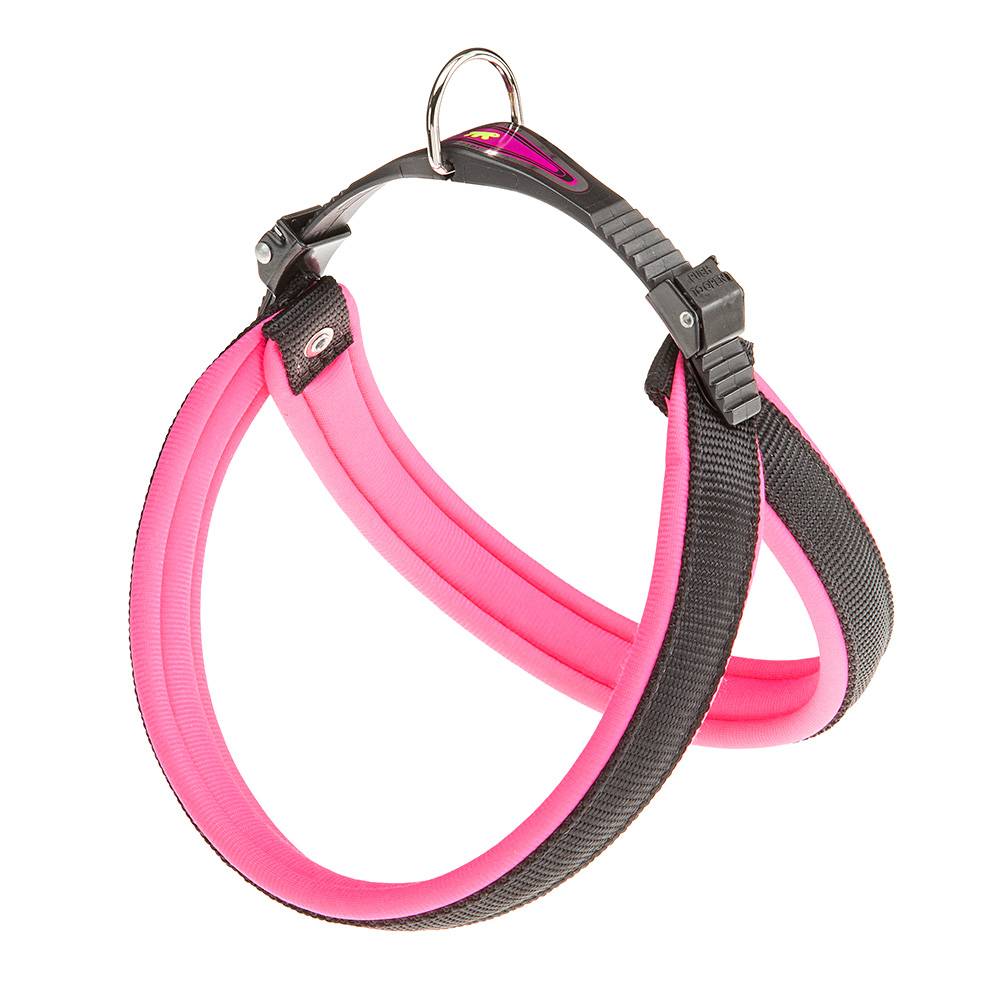 Ferplast - Ferplast Harnais ergonomique pour chiens AGILA FLUO 4, ajustement parfait, fermeture pratique avec lacet, rembourrage souple, A=B 42÷70 cm 20 mm - Image 1