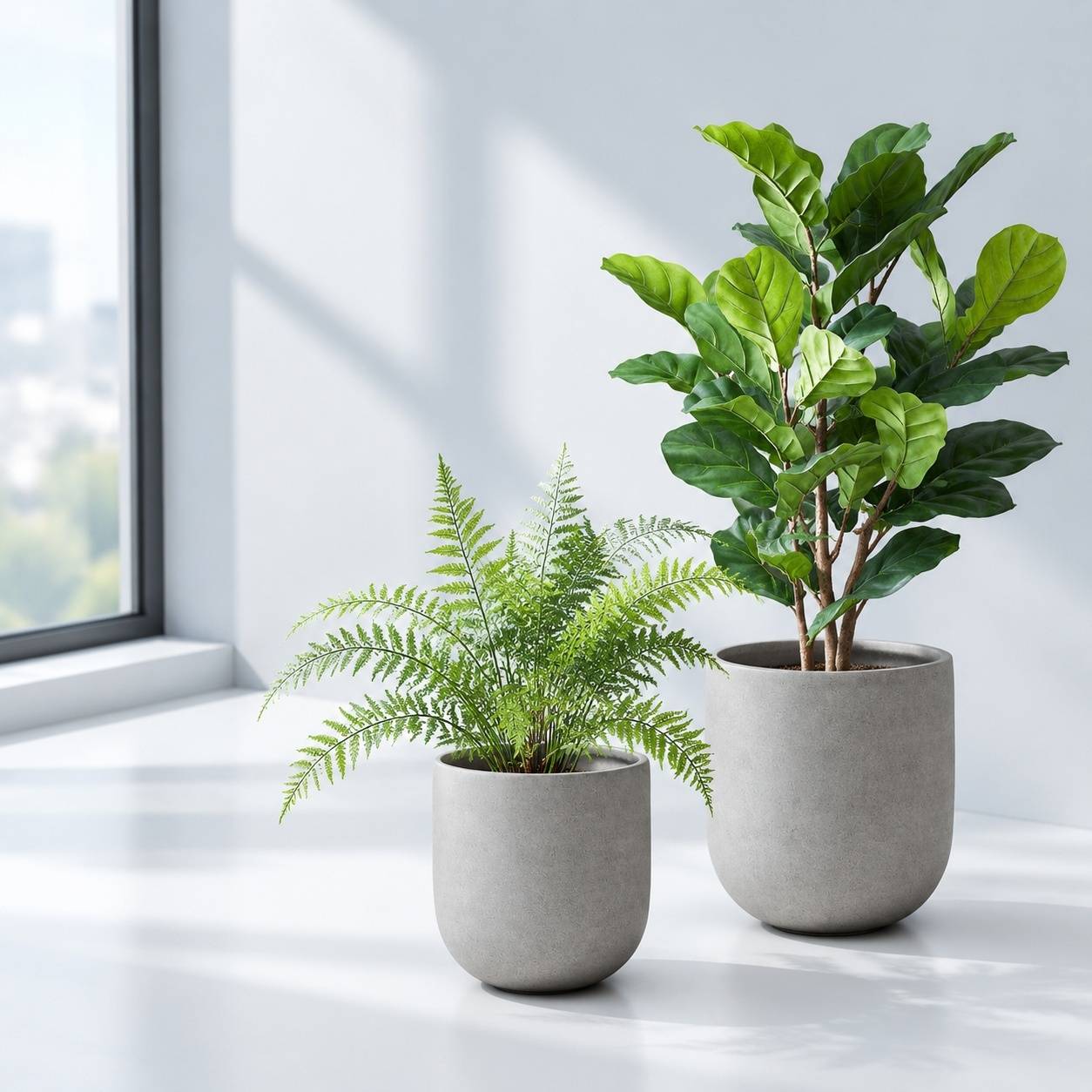 Pot De Fleur En Céramique Durable Avec Trou De Drainage pour Intérieur Extérieur - Image 2