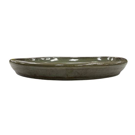 Soucoupe ronde 40cm vert crème - Image 2