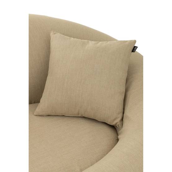 Coussin Déco "Poly" 50x50cm Beige - Image 3