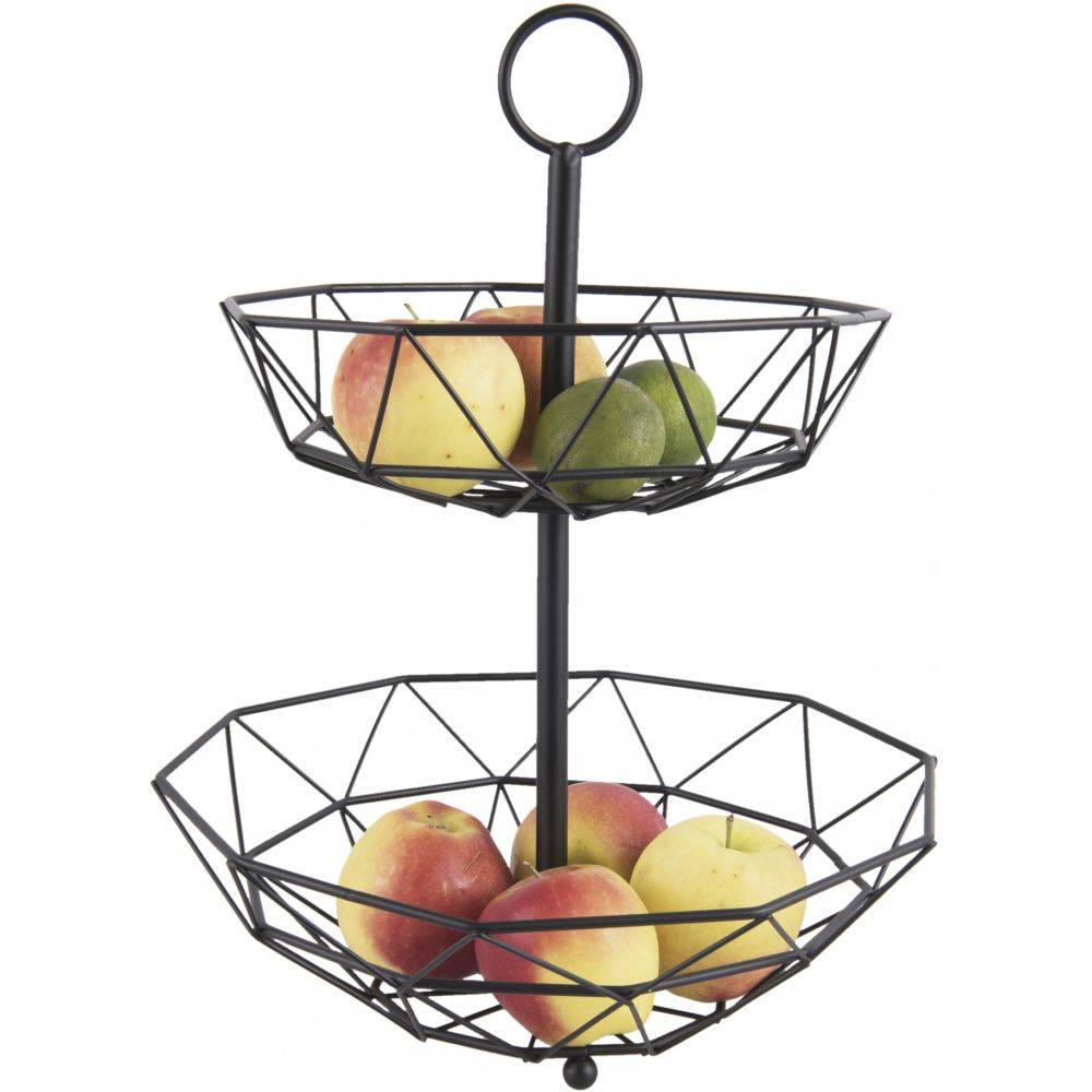 Pt Living - Corbeille à fruits 2 étages Diamond - Image 3