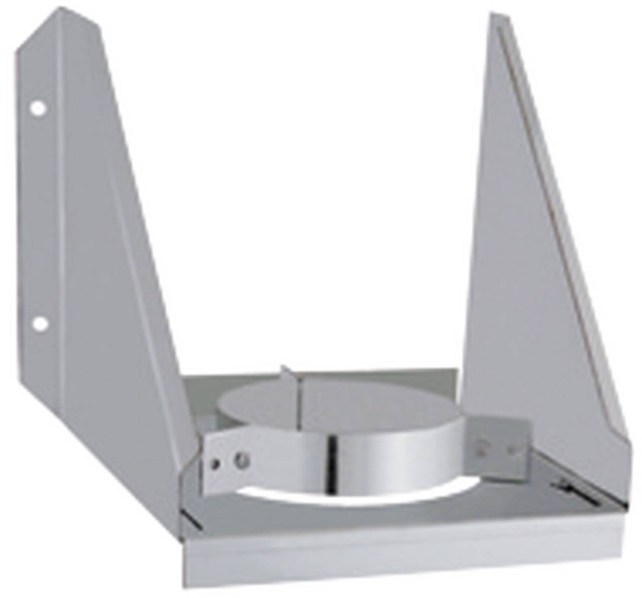 Support mural réglable 60–110 mm pour conduit flexible isolé Ø150/210 mm