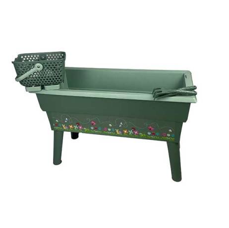 Mv Industries - Jardinière Calipso mini junior 40L Vert Olive/Vert Amande + accessoires - Image 3