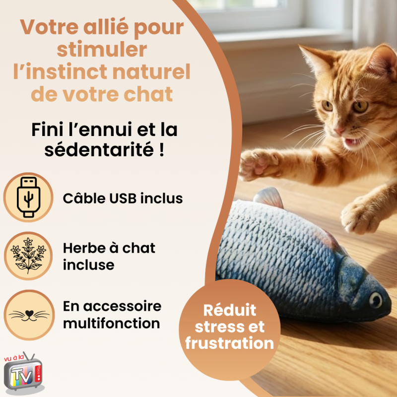 Jouet chat | Jouet pour chat interactif à mouvement automatique- VENTEO - Image 5