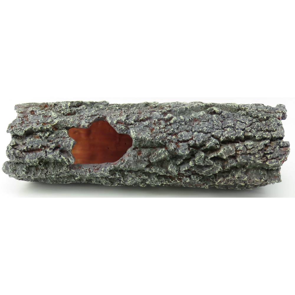 Souche tronc d'arbre creux ø 8 x 30 cm décoration aquarium - Image 3