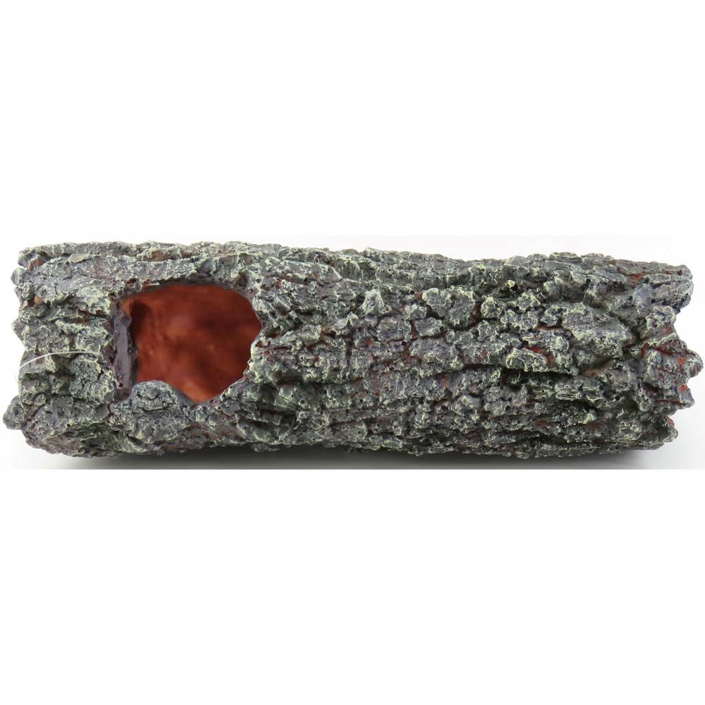 Souche tronc d'arbre creux ø 8 x 30 cm décoration aquarium - Image 4