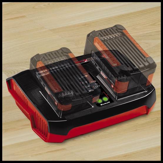 Einhell - Chargeur double Power X-Change – Power X-Twincharger – 2 x 18 V – Courant 3 A - Image 2