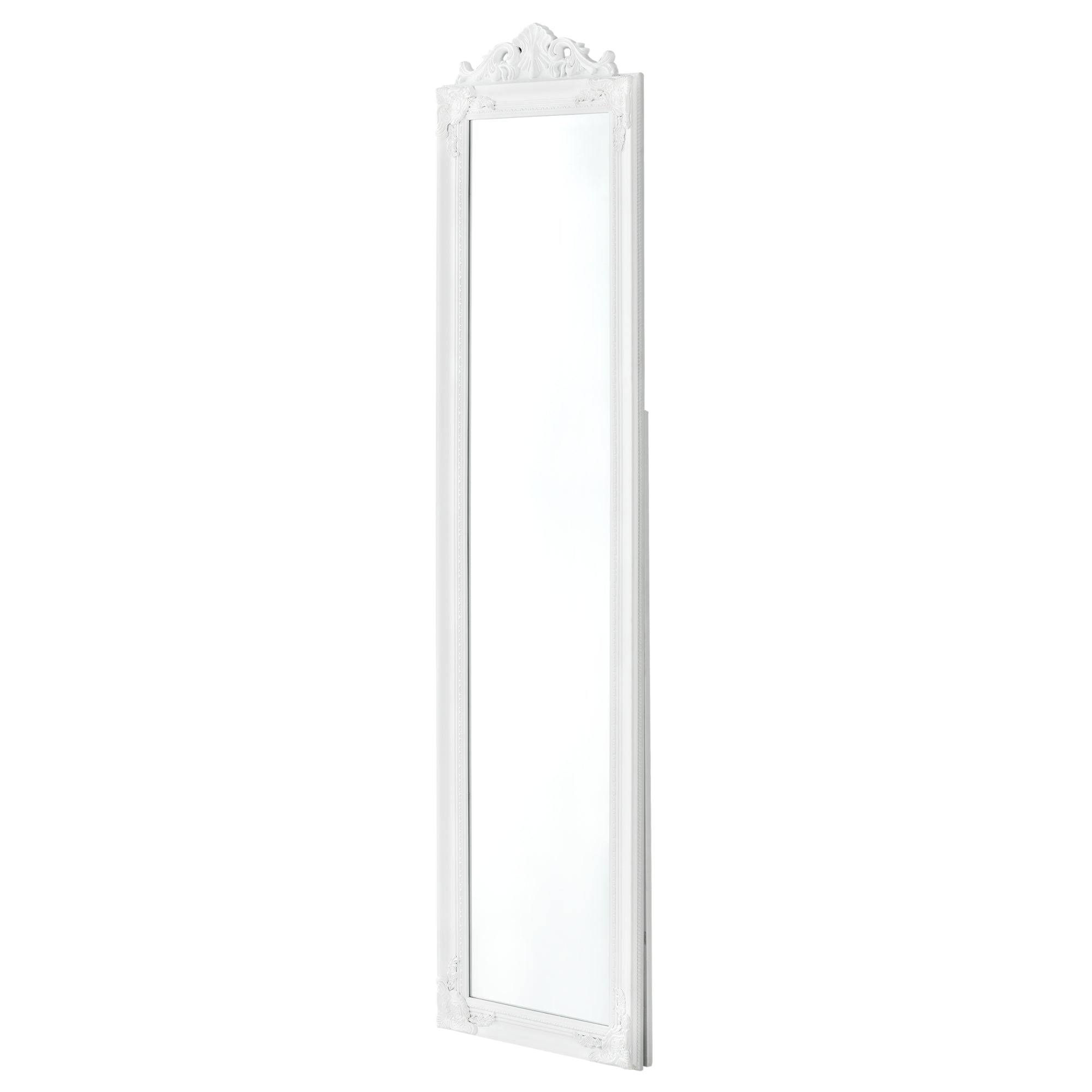 Helloshop26 - Miroir sur pied inclinable 160 x 40 cm blanc mat - Image 2