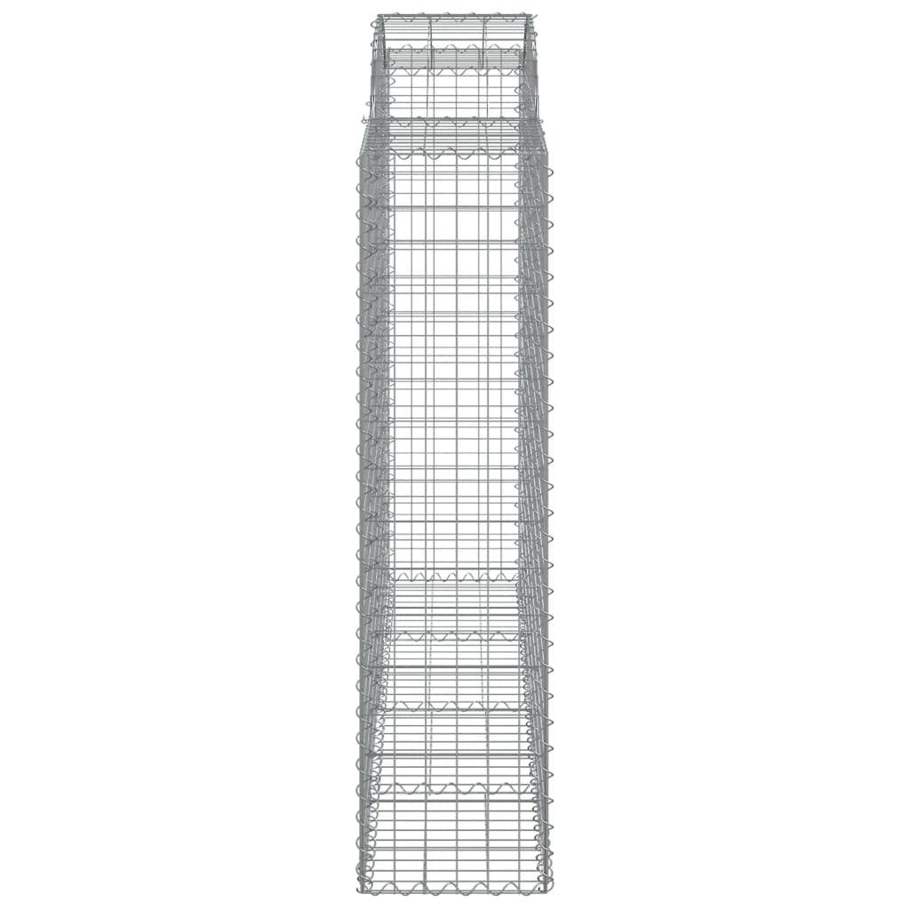 Vidaxl - Paniers à gabions arqués 8 pcs 200x50x160/180 cm Fer galvanisé vidaXL 3146389 - Image 6