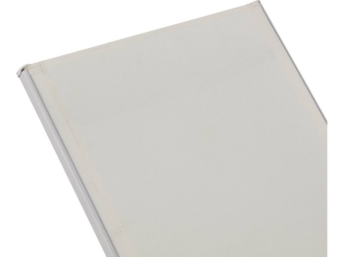 Habitat Et Jardin - Lot De 2 Bains De Soleil En Métal Avec Accoudoirs "farniente" - Blanc -habitat Et Jardin - Image 4