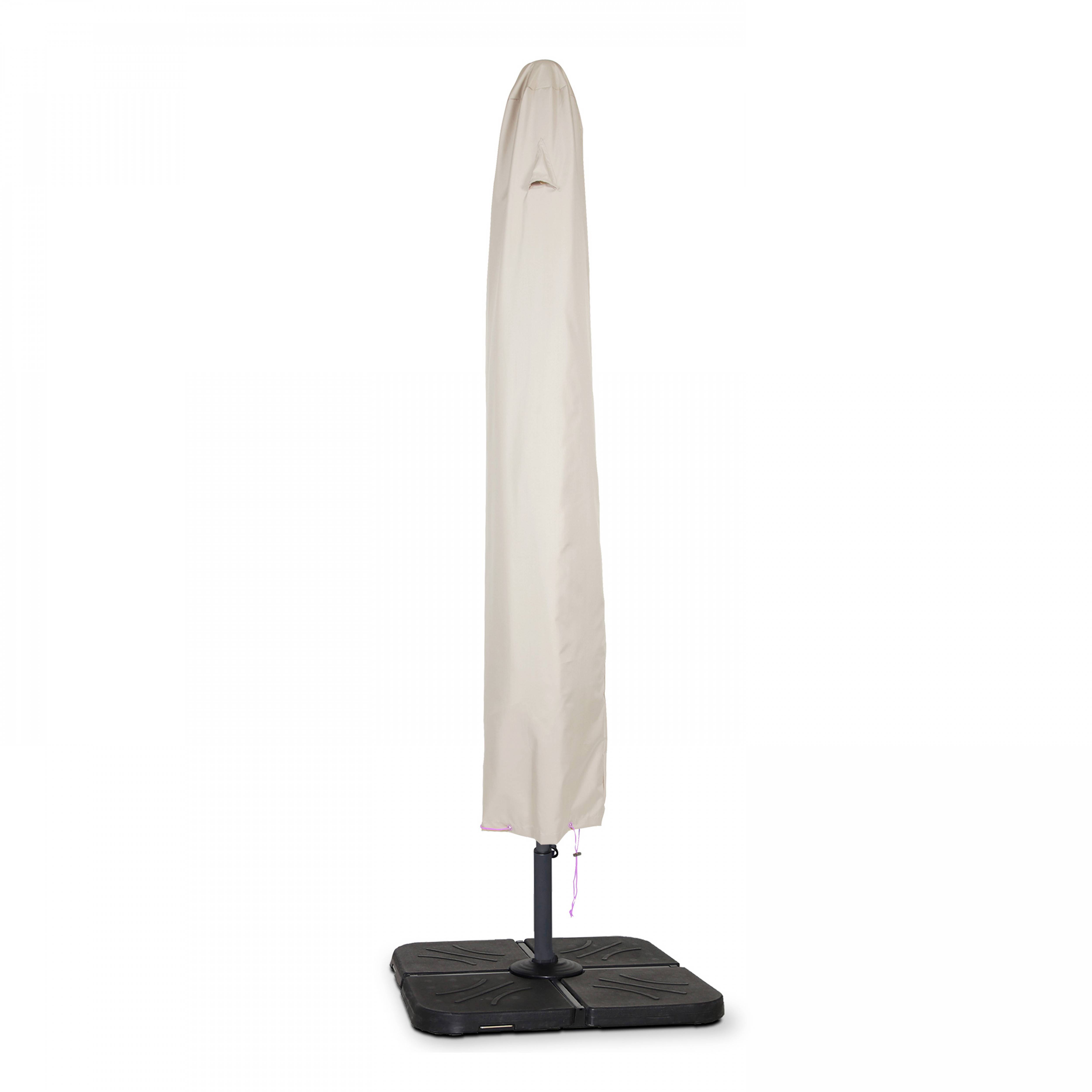 Oviala - Housse de protection parasol droit 210 cm taupe Cov'Up - Oviala - Image 1