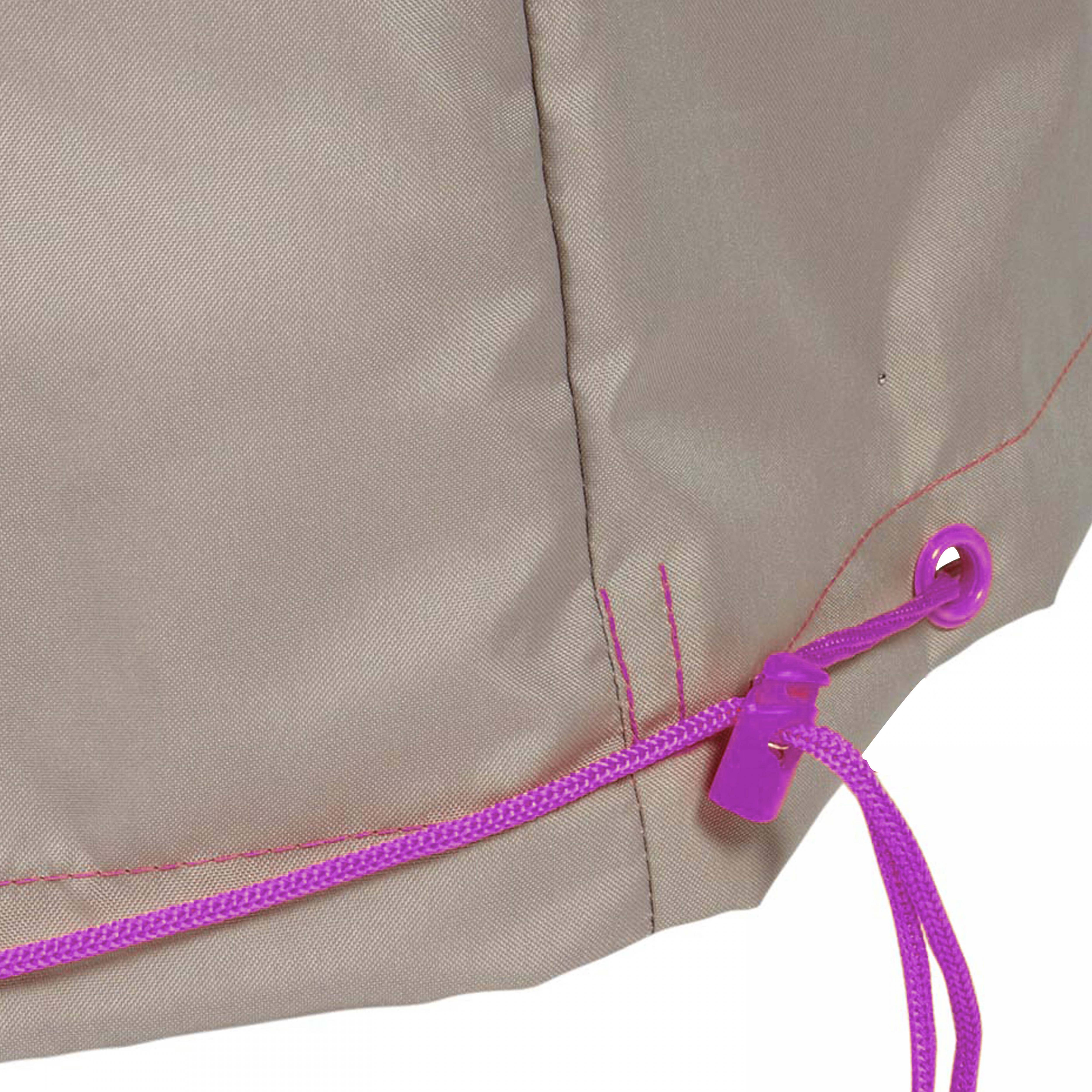 Oviala - Housse de protection parasol droit 210 cm taupe Cov'Up - Oviala - Image 4