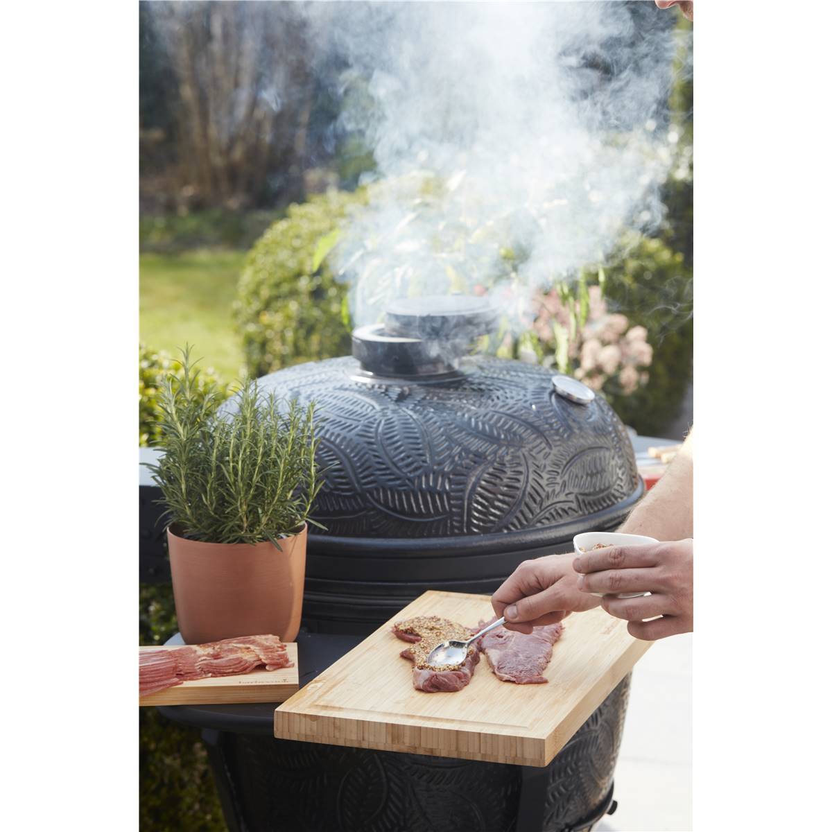 Barbecook - Barbecue Kamado Barbecook Kamal Noir Mat Ø 60CM - Image 2