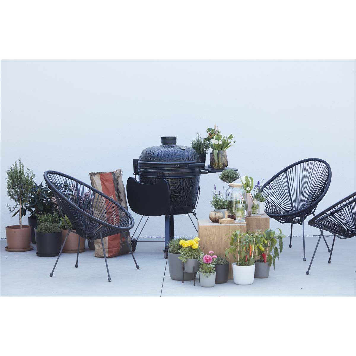 Barbecook - Barbecue Kamado Barbecook Kamal Noir Mat Ø 60CM - Image 3