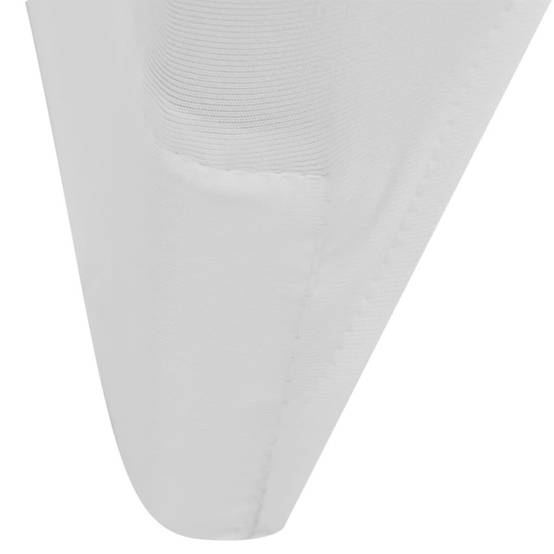 Housse pour chaises - Housse de protection blanche extensible 50 pièces PC107 - Image 5