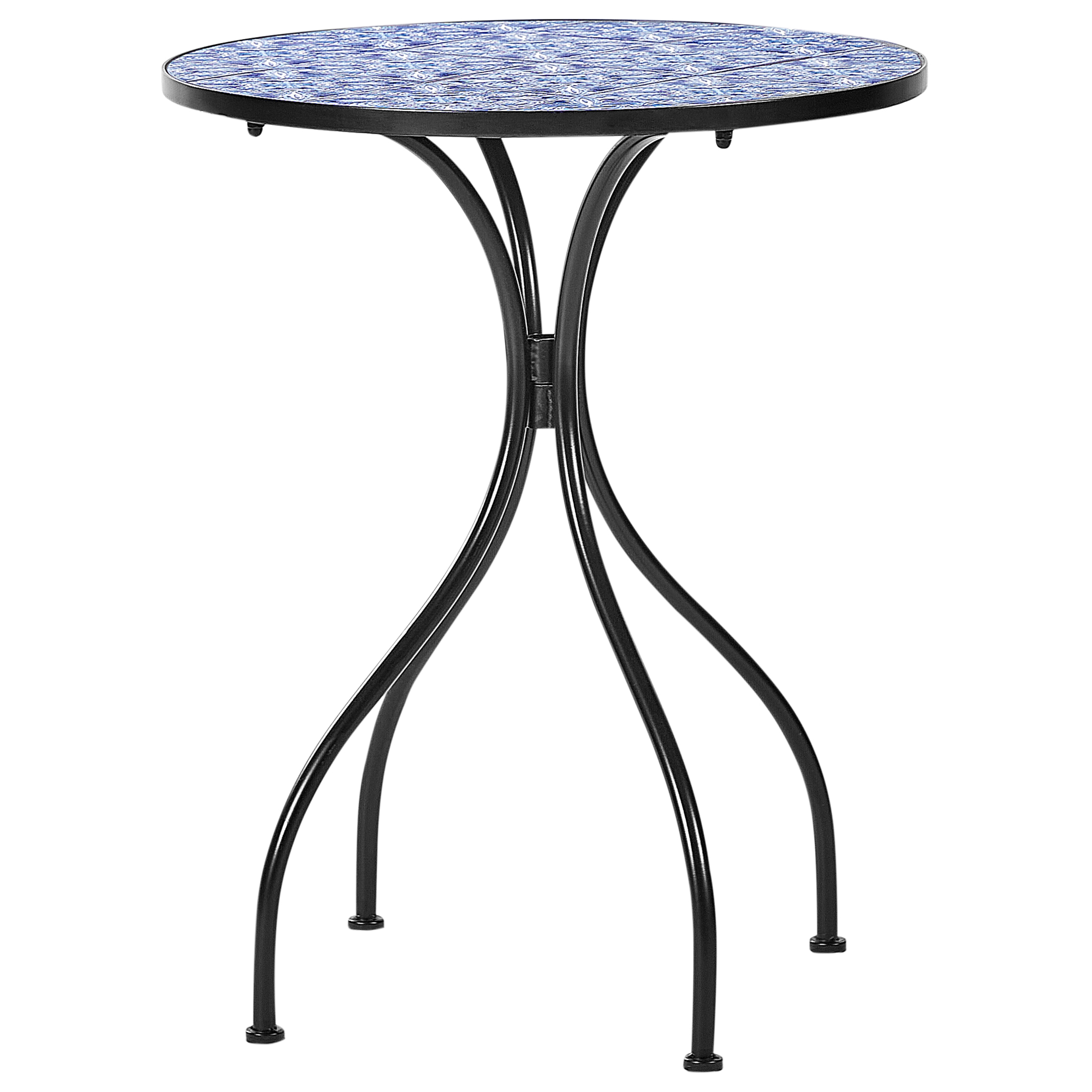 Beliani - Set de bistrot, 2 Personnes Métal Noir CIGLIANO - Beliani - Image 10
