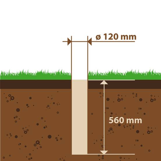 Tarière électrique 1200W Ø=120mm profondeur=560mm avec inverseur de sens FARTOOLS - Image 6