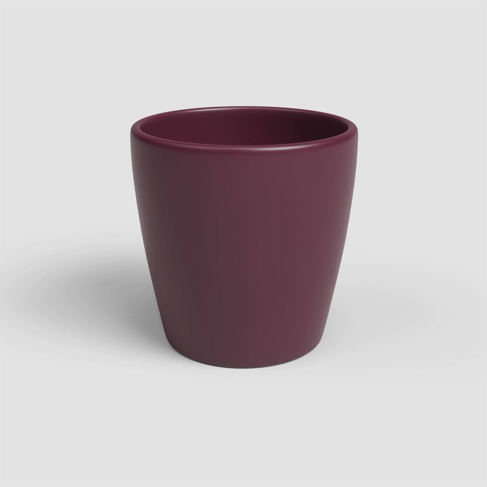 Artevasi - Cache-pot Thalia Orchidée Céramique Bordeaux Ø 14 cm - ARTEVASI