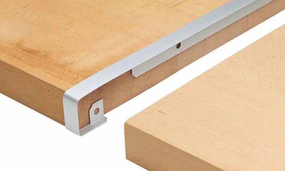 Nordlinger - Profilé aluminium bord droite bord à bord 2/4R 38mm R0/2mm x 670mm - NORDLINGER - 680152 - Image 3