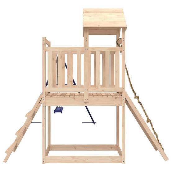 Aire de jeux d'extérieur - Jeu Plein air enfant bois de pin massif-JU1599 - Image 5