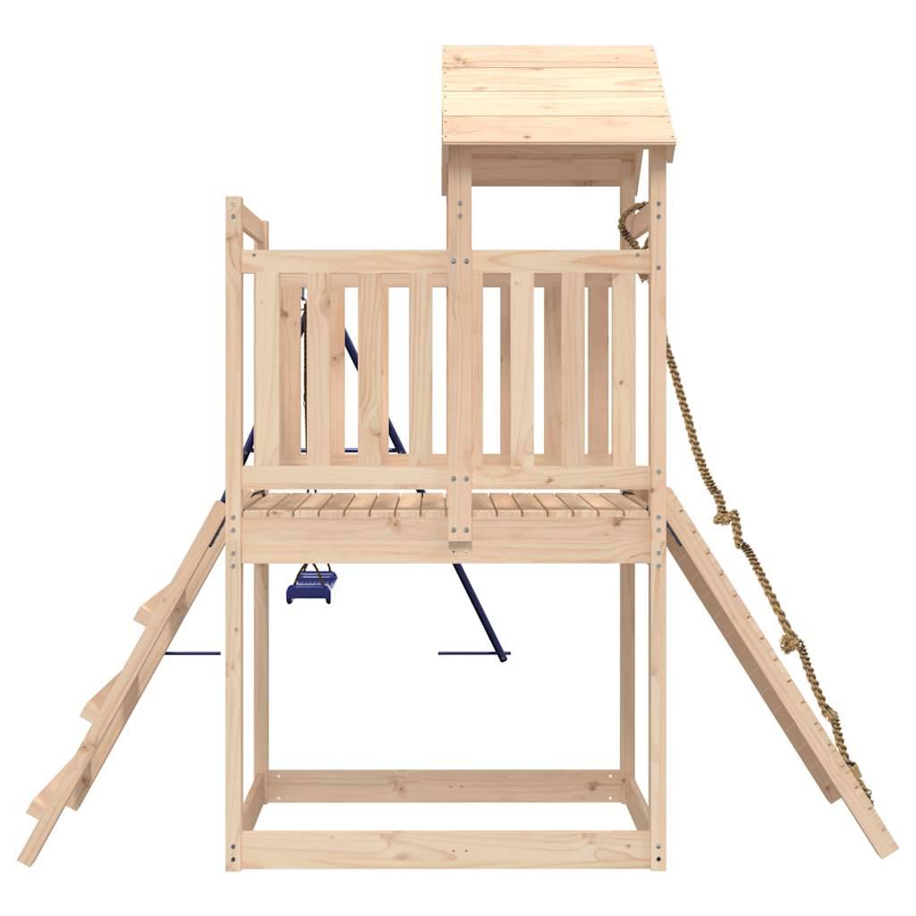 Aire de jeux d'extérieur - Jeu Plein air enfant bois de pin massif-JU1599 - Image 5