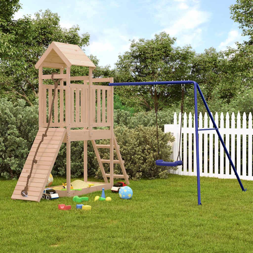 Aire de jeux d'extérieur - Jeu Plein air enfant bois de pin massif-JU1599 - Image 2