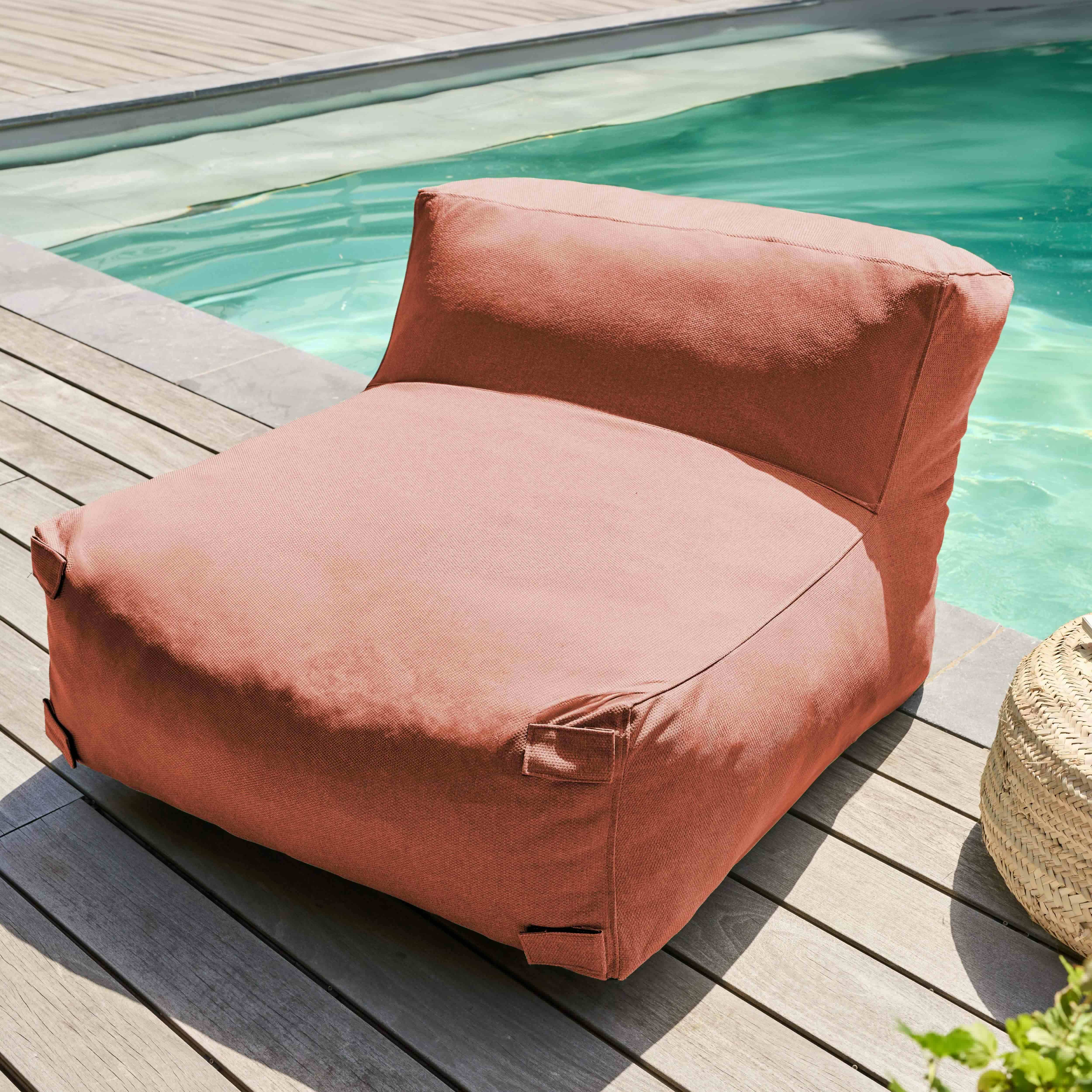 Oviala - Canapé d'angle de jardin modulable 8 places terracotta Mixi - Oviala - Image 3