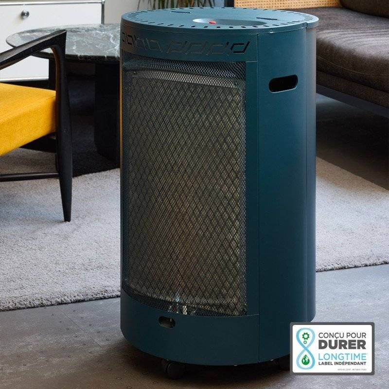 Chauffage D'Appoint Ektor Fire – Gaz – Noir – Avec Tuyau Et Détendeur – Neuf