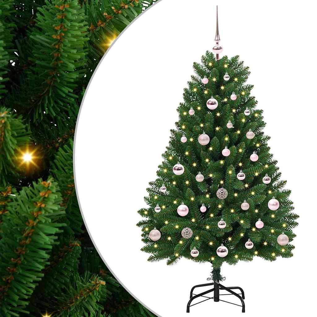 ComfortXL - Petit Sapin de Noël Moderne 1.2m, Lumineux avec LED 8 Modes et Décorations pour Balcon ou Salon – ComfortXL Outdoor Living - Image 2