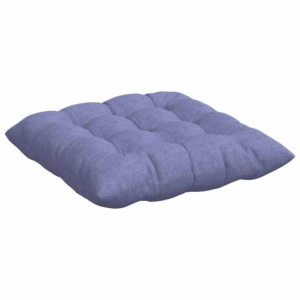 Coussins de Siège en Tissu Lavables Lot de 2 pour Décoration Intérieur Bleu Denim 40x40x6 cm – ComfortXL Outdoor Living - Image 5