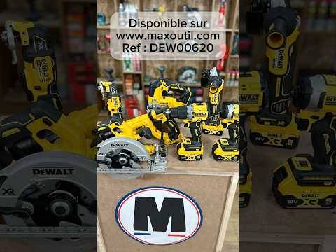 Kit 7 outils XR 18V - DEWALT - avec 3 batteries 18V 5,0 Ah - chargeur - 3 T-Stack - DCK706P3T-QW - Image 2