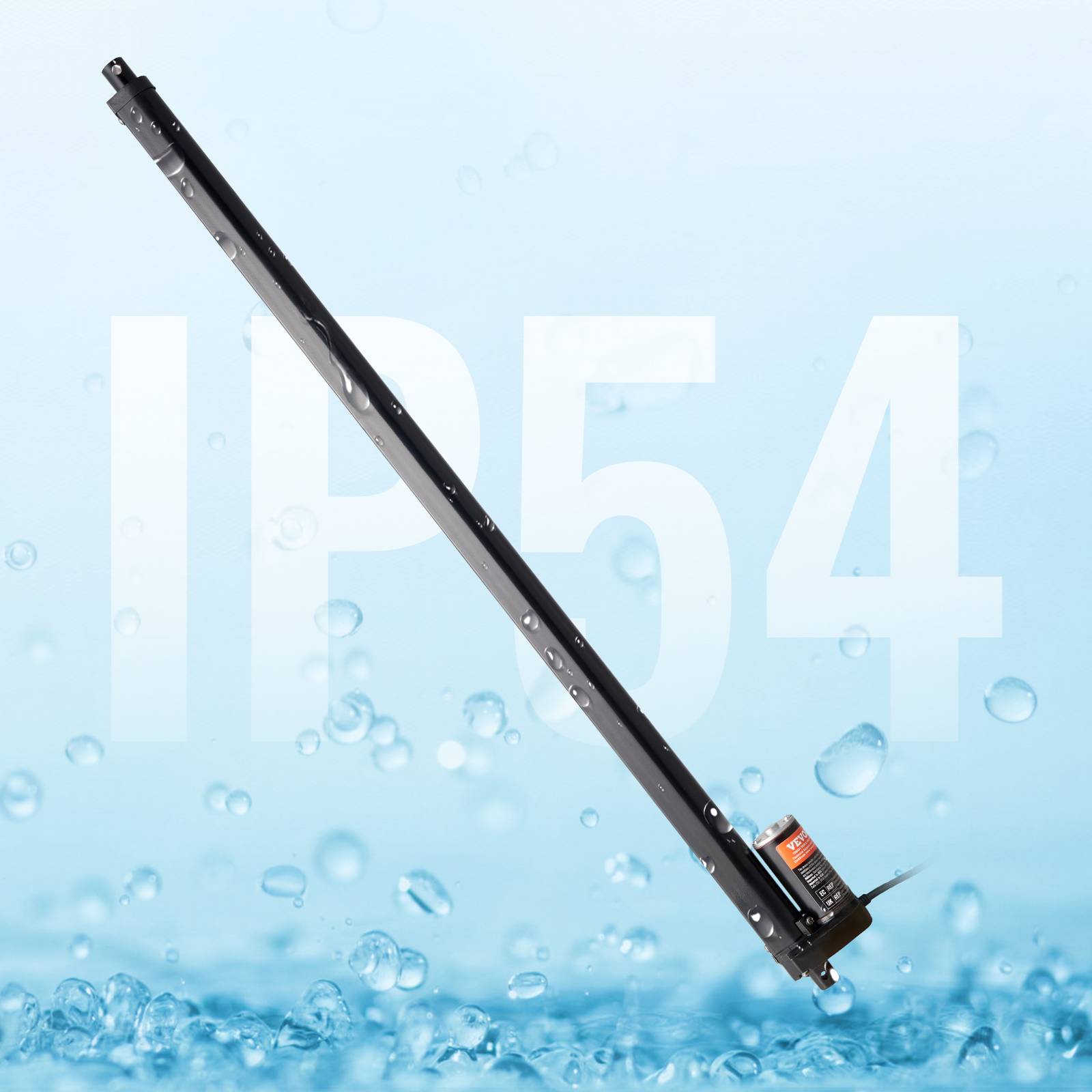 VEVOR Actionneur linéaire 12V, course 500mm, 1000N, 14mm/s, IP54, pour meubles, automatisation. - Image 8