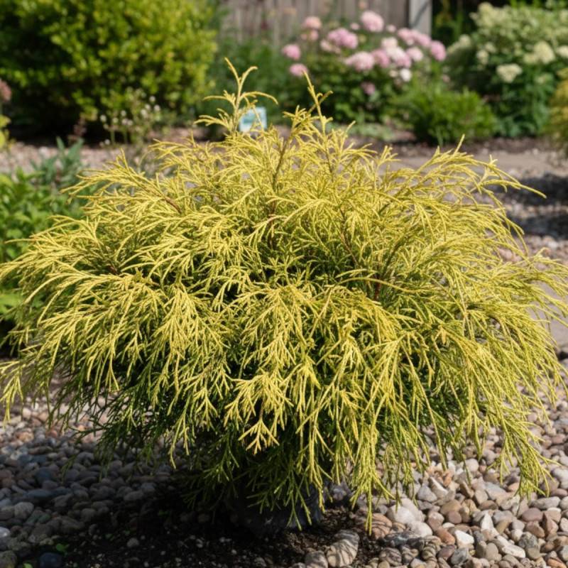 Cyprès Sawara Sungold, Chamaecyparis pisifera - Pot de 3L - 20/40 cm - Image 4