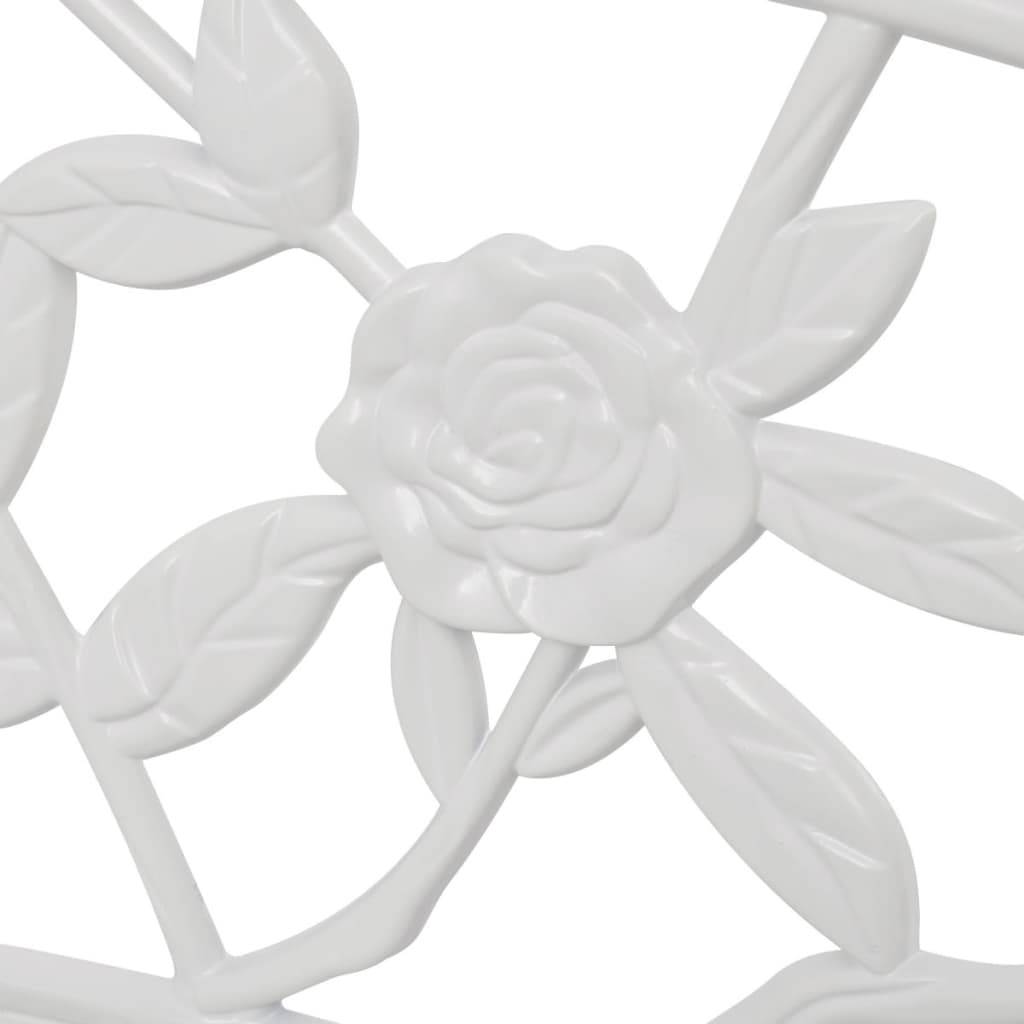 Prolenta Premium - Banc de jardin Blanc 100 X 54 cm - Prolenta Premium - Image 3
