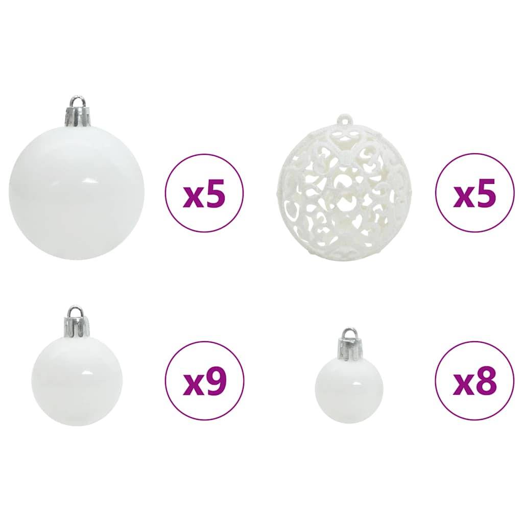 Vidaxl - Sapin de Noël Rose 120 cm PVC vidaXL 3396410 - Image 9
