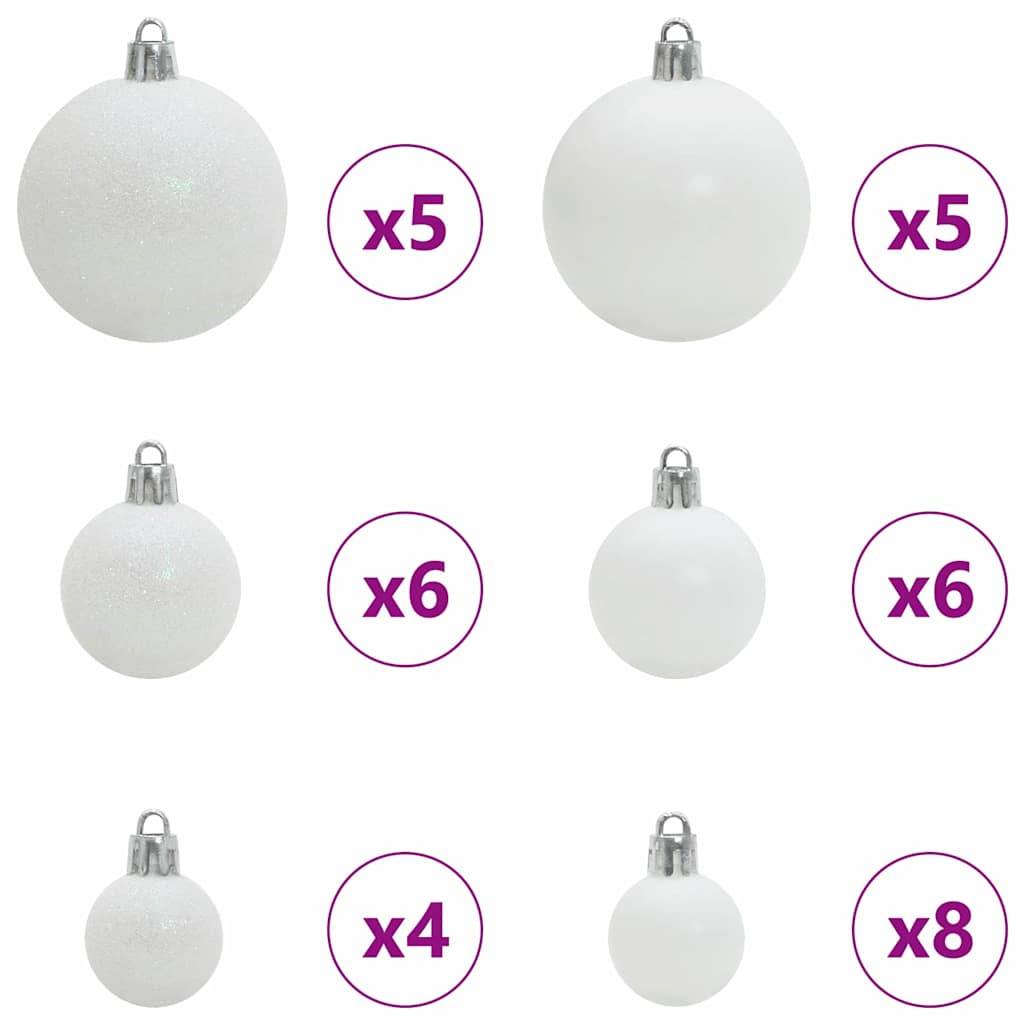 Vidaxl - Sapin de Noël Rose 120 cm PVC vidaXL 3396410 - Image 8