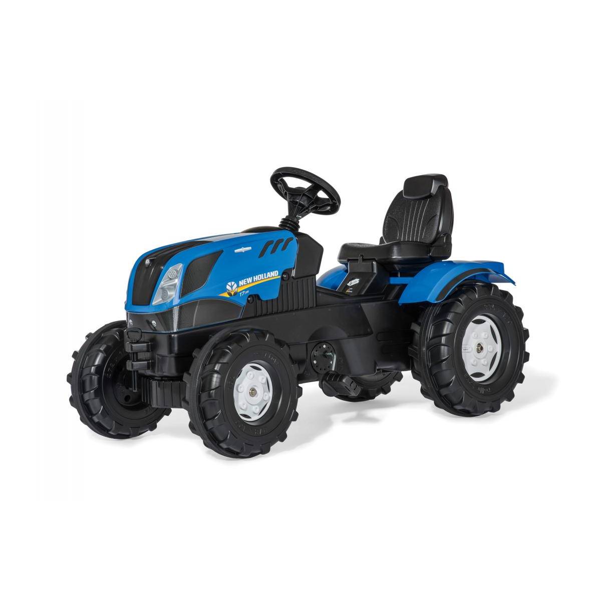 Tracteur à Pédales Rolly Toys rollyFarmtrac New Holland pour Enfants de 3 à 8 Ans