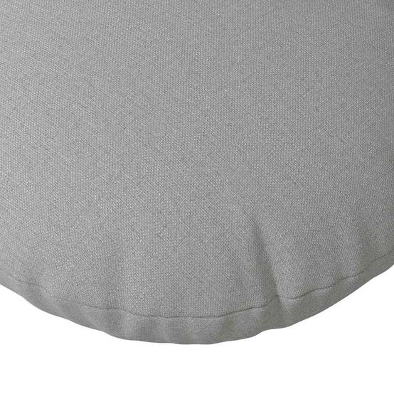 Paire de Coussins de Sol Ronds Tissu Doux et Confortable pour Maison Gris Nuage Ø 50 cm – ComfortXL Outdoor Living - Image 7