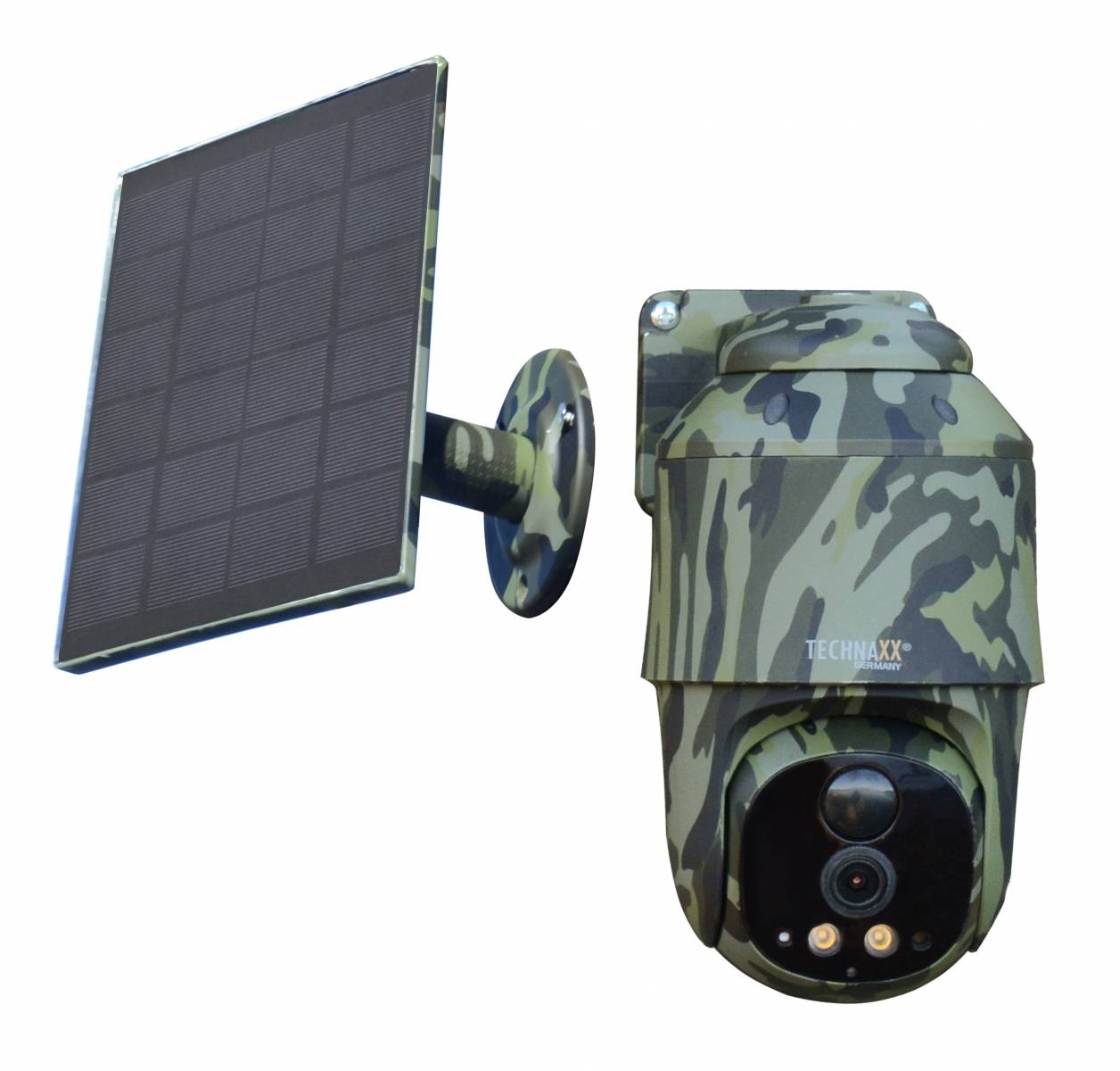 TECHNAXX - Caméra Dôme 4G PT avec 
panneau solaire - Image 1