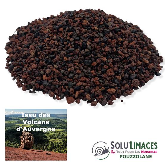 SOLU'LIMACES - POUZZOLANE 500 g - Barrière Anti Limaces, Escargots et autres gasteropodes - Image 3