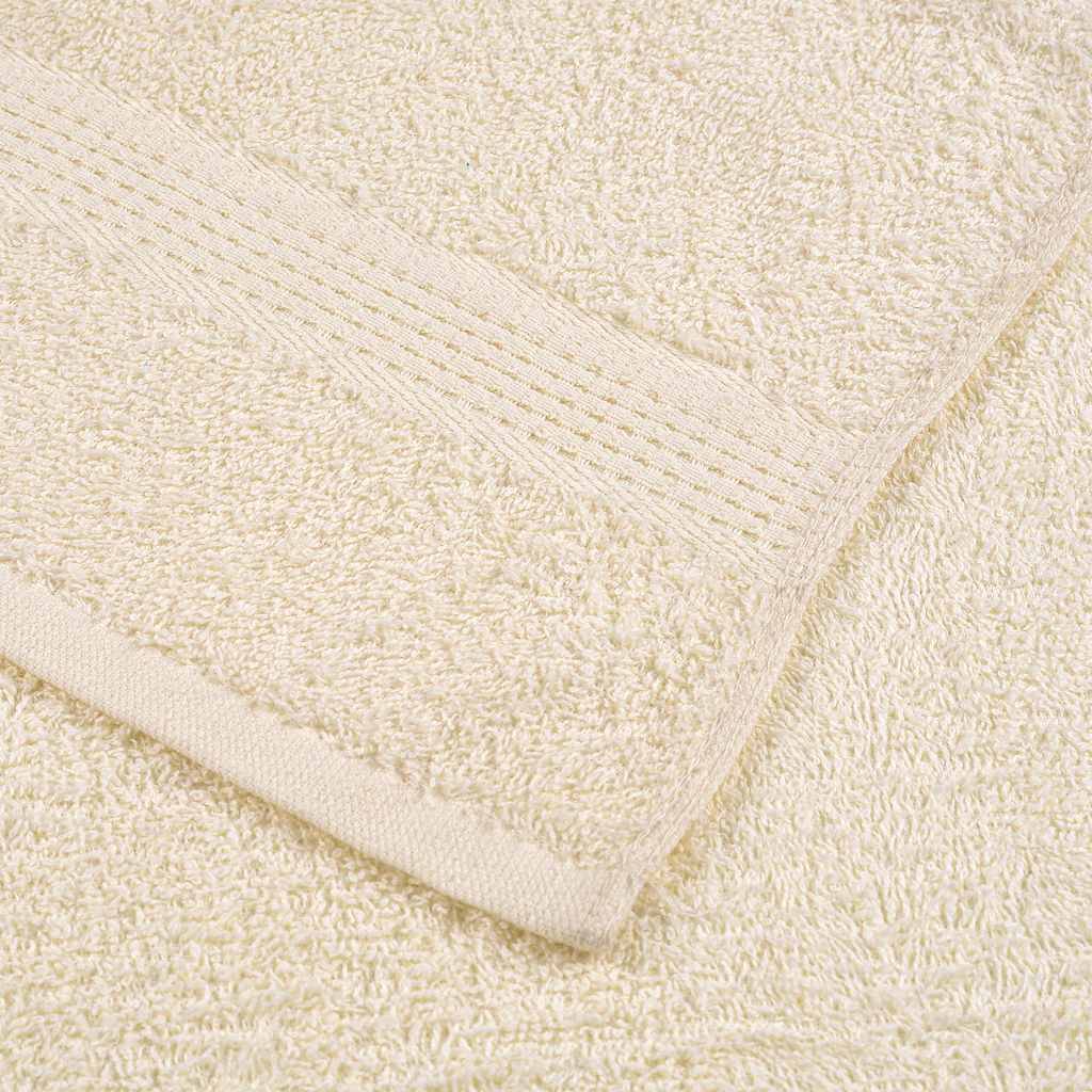 Nappe / serviette coton crème  70 x 140 cm  - Prolenta premium p315.0 - Image 6