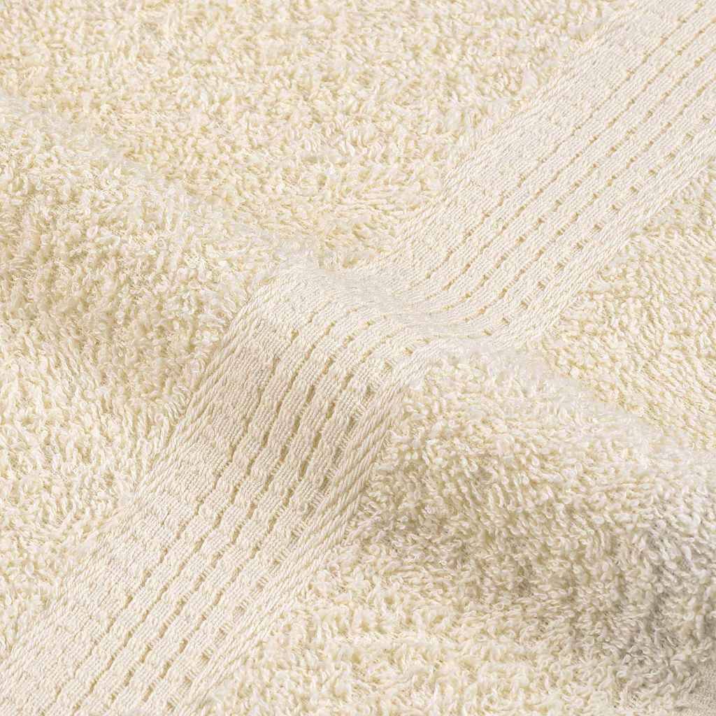 Nappe / serviette coton crème  70 x 140 cm  - Prolenta premium p315.0 - Image 7