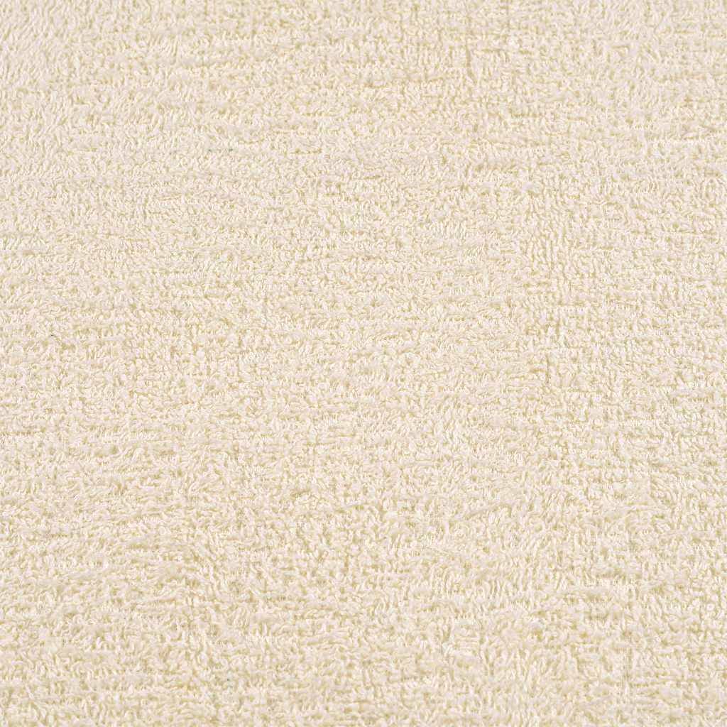 Nappe / serviette coton crème  70 x 140 cm  - Prolenta premium p315.0 - Image 5