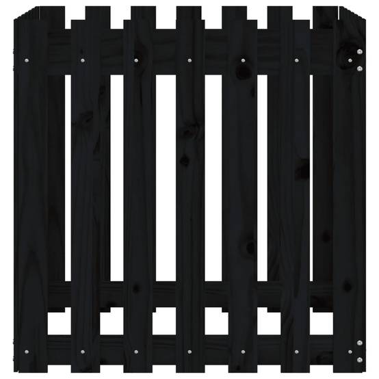 Prolenta Premium - Jardinière bois noir 70 x 70 x 70 cm - Prolenta premium p337.4 - Image 5