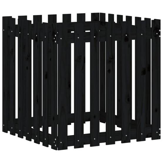 Prolenta Premium - Jardinière bois noir 70 x 70 x 70 cm - Prolenta premium p337.4 - Image 4