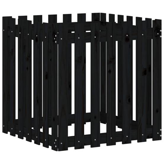 Prolenta Premium - Jardinière bois noir 70 x 70 x 70 cm - Prolenta premium p337.4 - Image 1