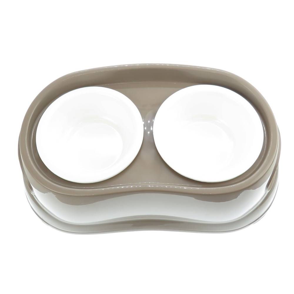 Gamelle double surélevé, 2 x 675 ml, longueur 48 cm, hauteur 17 cm, pour chien - Image 5