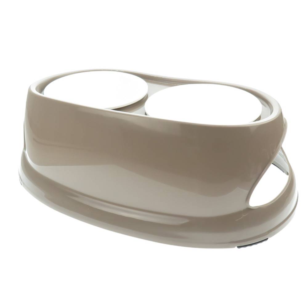 Gamelle double surélevé, 2 x 675 ml, longueur 48 cm, hauteur 17 cm, pour chien - Image 4